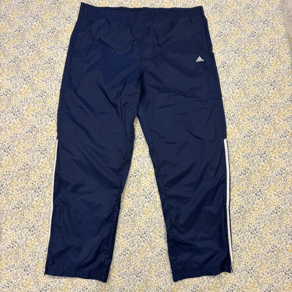 Vintage Adidas Baggy Sweatpants Men's Size XL Navy Blue Relaxed Fit Casual